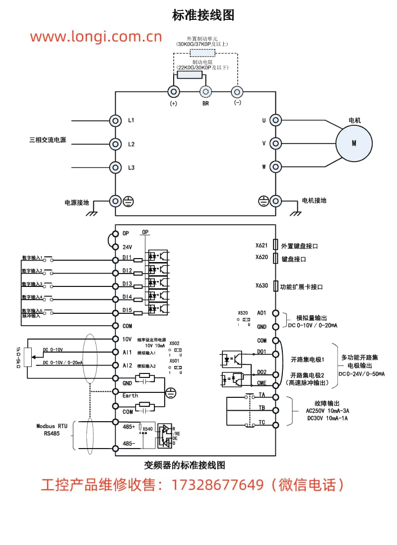 西馳變頻器 XFC500系列標準接線圖_副本.jpg